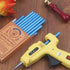 Wax Seal Kits, Wasole 20Pcs Blue Sea Sealing Wax Sticks with 1 Pieces Glue Gun Set for Wax Seal Stamp, Great for Wedding Invitations, Birthday Car...