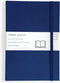 Portage Blank Hardcover Aesthetic Notebook Writing Journal – Bleed-Proof Paper Notepad for Journaling, High GSM, A5 Notebook, Cream Pages - Navy B...