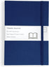 Portage Blank Hardcover Aesthetic Notebook Writing Journal – Bleed-Proof Paper Notepad for Journaling, High GSM, A5 Notebook, Cream Pages - Navy B...