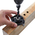 Self Centering Doweling Jig, Self Center Dowel Jig Handheld Drill Guide for Straight Holes Wood Panel Hole Puncher Locator Woodworking Joints Tool...