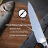 Chef Knife, Professional 8 Inch Kitchen Knife, High Carbon German Steel Ultra Sharp Knife with Ergonomic Handle, Japanese Chef's Knife Suit for Co...