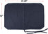Chef's Knife Roll Up Bag Travel Chef Knife Case Carrier Storage Bag (Black, 5 Slots)...