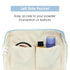 2 Pack Vegan Leather Makeup Bag Zipper Pouch Travel Cosmetic Organizer for Women (Large (Pack of 2), Sky Blue)...