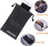 JAKAGO 2 Pack Cell Phone Storage Bag Soft Microfiber Glasses Sleeve Pouch Waterproof Sunglasses Bag Electronic Gadgets Case Cover With Drawstring ...