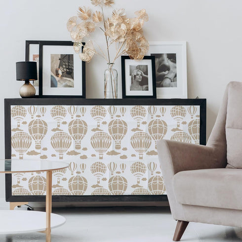 Hot Air Balloon Stencil A4 Size Wall Stencils for Painting for Crafts Reusable Painting Drawing Templates DIY Cloud Stencils for Painting on Wood ...