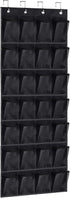 Over Door Shoe Organizer, Door Shoe Rack - 28 Extra Large Mesh Pocket Over The Door Shoe Organizer,Hanging Shoe Organizer, Black...