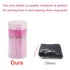 CHEFBEE 100PCS Disposable Eyelash Brush, Mascara Wands Makeup Brushes Applicators Kits for Eyelash Extensions and Eyebrow Brush with Container (Li...
