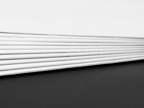 CleverDelights White 8" x 12" Foam Sheets - 10 Pack - Large Self Adhesive Craft Sheets - 8x12 Inch...