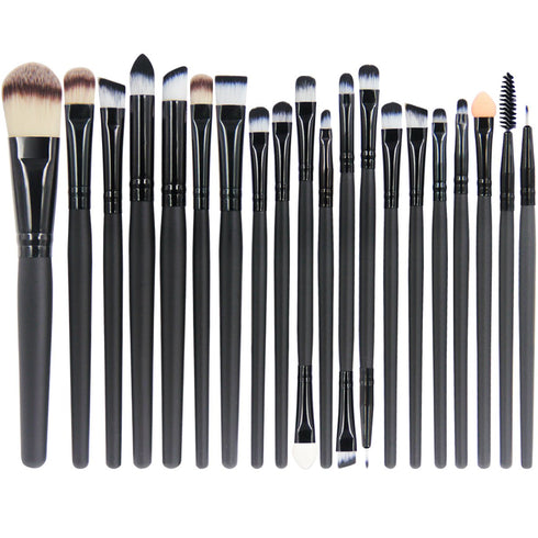 20 Pieces Makeup Brush Set Professional Face Eye Shadow Eyeliner Foundation Blush Lip Makeup Brushes Powder Liquid Cream Cosmetics Blending Brush ...