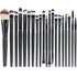 20 Pieces Makeup Brush Set Professional Face Eye Shadow Eyeliner Foundation Blush Lip Makeup Brushes Powder Liquid Cream Cosmetics Blending Brush ...
