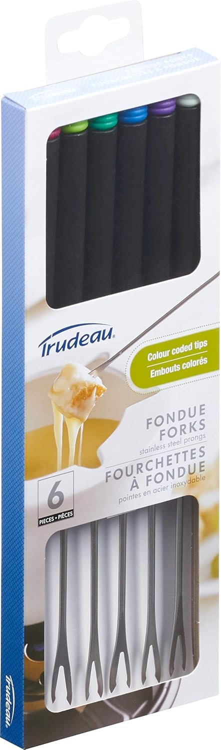 Trudeau Meat Fondue Forks, Set of 6...