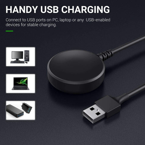 MoKo Charger Dock Compatible with Samsung Galaxy Watch 6/6 Classic/5/5 Pro/4/4 Classic/3/Active 2/Active, Replacement Charging Dock Adapter Charge...