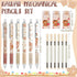 Sabary Kawaii Mechanical Pencil Set Include Bear Mechanical Pencils with Tubes 0.5 mm Pencil Refills Cute Erasers First Day of School Supplies Bac...