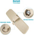 X AUTOHAUX Rear View Mirror Car Interior Inner Rearview Mirror Beige for Volkswagen Passat B5 1999-2005 for Jetta MK4 1999-2004 for Golf MK4 1999-...