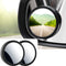 Blind Spot Mirror, 2" Round HD Glass Mirrors Convex Rear View Mirror with Wide Angle Adjustable Stick for Motorcycle ATV Car SUV and Trucks, 2PCS...