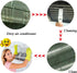 2pcs Stainless Steel Air Conditioner Fin Comb Condenser and Radiator Fin Straightener Cleaner Repair Tool Metal Air Conditioning Brush Accessory...