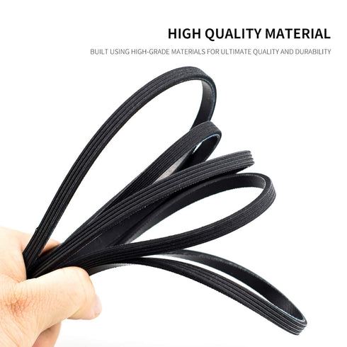 WE12M29 Dryer Drum Drive Belt Fit for GE Hotpoint Replaces 137292700 AP4324040 WE12M0022 WE12M22 WE12M29 WE12M33 WE12X21574