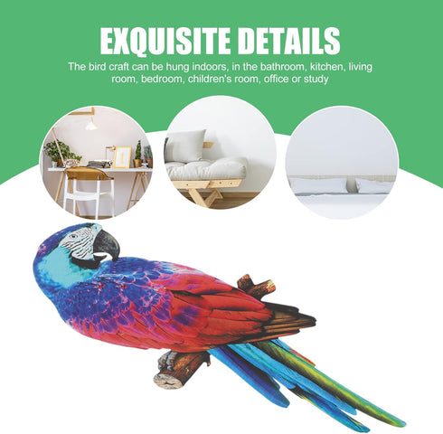 ARTIBETTER Large Metal Hornbill Wall Decor Tropical Bird Toucans Hanging Sculpture Metal Wall Art Pendant for Outdoor Patio Wall Fence Backyard Ga...