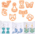 Puocaon Mystic Polymer Clay Cutters - 8 Pcs Boho Clay Earring Cutters, Mystic Cats Clay Jewelry Cutters, Dragonfly Clay Cutters for Jewelry Making...
