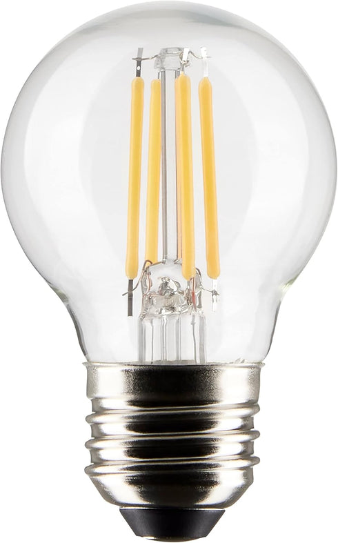 Satco 4-Watt LED E26 Light Bulb, 2700K, 15000 Hour Rating, Dimmable...