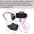 Vw Ignition Coil Connector Plug Harness Compatible with Volkswagen Vw Passat Audi A4 1.8T, 2.0T, 2.5L, 3.2L, 4.2L 4 Pack Vw Ignition Coil Harness ...