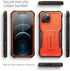 ExoGuard for iPhone 12 Case, Compatible with iPhone 12 Pro Case, Rubber Shockproof Full-Body Cover Case Built in Screen Protector with Kickstand f...