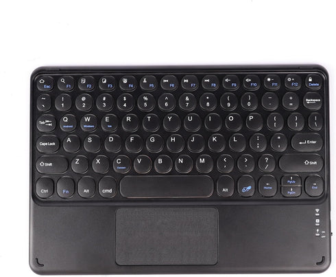 Wireless Bluetooth Keyboard with Touchpad 10inch Portable Rechargeable Slim Keyboard for iPad Pro/iPad Air/iPad 9.7/iPad 10.2/iPad Mini and Other ...