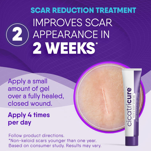 Cicatricure Skin Recovery Kit: Advanced Scar Gel & Open Wound Care Antibiotic Ointment, Reduces Stretch Marks, Surgical & Acne Scars, Treats Cuts ...