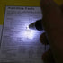 Writing Instrument, Ballpoint Pen with Light, 3 Pack Penlight-White Red Blue Light......