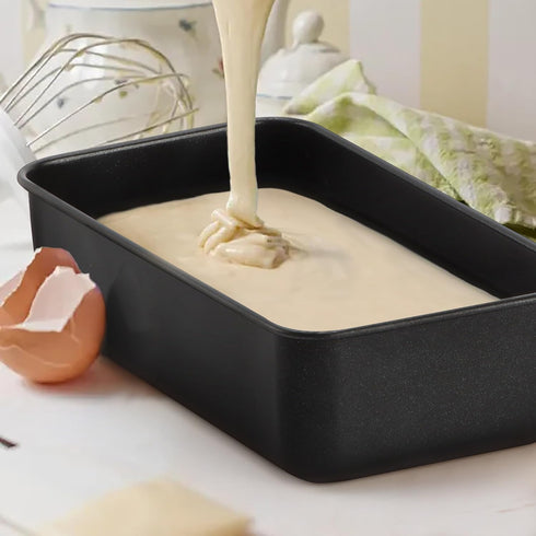 E-far Nonstick Bread Loaf Pan Set, 9x5 Inch Stainless Steel Core Metal Loaf Pan for Baking Homemade Bread, Meatloaf and Brownie, Non Toxic & Easy ...