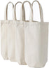 Wine Tote Bag, 10.5 x 7 x 2 inches, 4 pcs Reusable Cotton Canvas Carrier Wine Bags with Drawstring Label, Great for Travel Carrying/Holiday Party/...