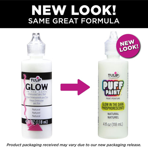 TULIP Puff Paint Glow Natural 4 fl. oz. 3 Pack...