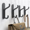 4 PCS Coat Hook Adhesive Towel Hook Heavy Duty Wall Mounted Black...