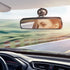 Rear View Mirror?Anti-Glare HD White Mirror Universal Car Interior Rearview Mirror with Adjustable Suction Cup, Car Mirror for RV Marine Auto Boat...