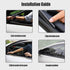 Side Window Wiper Premium All-Seasons Durable Stable And Quiet Rearview Mirror Windshield Wiper Universal Automotive Accessories (Sedan)...