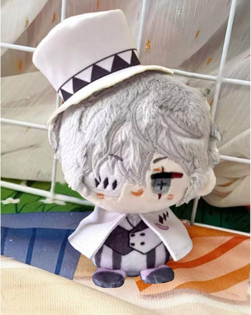 CALEMBOU Anime Plush Keychain for Backpack, 4" Cute Chibi Plush Figure Key Chain Anime Charms, Dazai Chuuya Gogol Plush for BSD Fans (Nikolai Gogo...