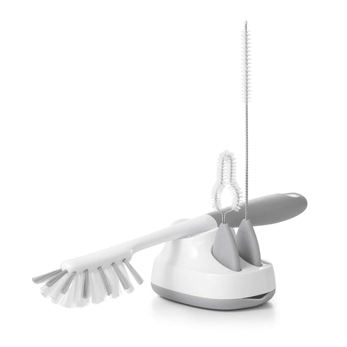 OXO Tot Water Bottle and Straw Cup Cleaning Set Brush Set - Gray...