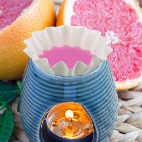 Boao Wax Melt Liners Reusable Wax Warmer Containers Leakproof Cups for Scented Candle, Paper Holders for Electric Pluggable Melter and Burner(Whit...