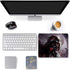 Mouse Pad,Mouse Pads for Wireless Mouse,Cool Black Warrior Mousepad for Laptop Desk Accessories with Designs,Computer Gaming Mouse Pad,Mouse Pad f...