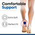 Gel Heel Pads for Shoes, Plantar Fasciitis Heel Cups for Pain Relief, Silicone Cushions for Bone Spur Relief, Protector Insoles, Sore Heal Bruised...