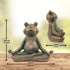 Nacome Meditating Frog Miniature Figurine,Zen Yoga Frog Garden Statue Ornament- Indoor/Outdoor Garden Sculpture for Fairy Garden,Home, Patio,Deck,...