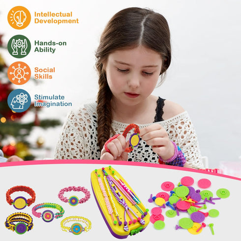 Labeol Friendship Bracelet Making Kit for Girls, Arts and Crafts for Girls Ages 8-12,Birthday or Party Present Arts and Crafts String Friendship B...