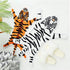 Tiger Printed Rug/Mat for Bathroom, Faux Tiger Non-Slip Door Mat Area Rug Absorbent Bathtub Rug for Small Home Decor Animal Printed Carpet Bathroo...
