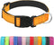 Dog Collars Adjustable for Puppy,Heavy Duty Waterproof Dog Collar with Quick Release Buckle,Girl Boy Female Male Reflective Nylon Dog Collar with ...