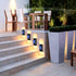 Solar Wall Lights Decorative Solar Fence Post Lights Solar Deck Lights Waterproof Garden Lights Outdoor Decorative LED for Garden Front Door Fence...