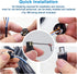 Industrial Sensor Connector Plug,Lonlonty Field Assembly M8 Connector 3-Pin A Coding UTP IP67 Waterproof Aviation Connector Adapter-Male,3 Pin,4Pa...