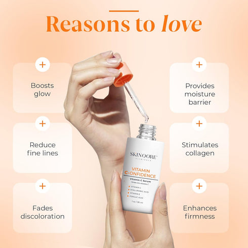 Vitamin C Serum for Face | Dark Spot Corrector | Rejuvenate Face Serum | Anti Aging Facial Serum with Vitamin C, Ferulic Acid, Vitamin E & Hyaluro...