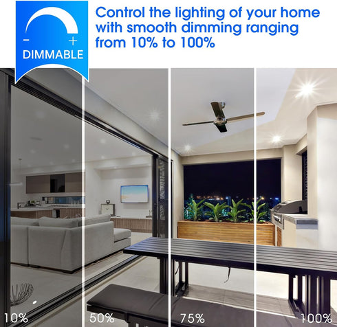 Energetic PAR30 LED Bulbs, Flood Light Outdoor Indoor 10 Watt (75 Watt Equivalent), 5000K Daylight, 1000 Lumens, E26 Base, Dimmable, Waterproof LE...