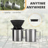 Portable Pour Over Coffee Maker Set, Collapsible Silicone Coffee Dripper Set, Perfect for Travel, Camping, Outdoors...