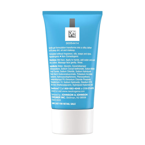 Neutrogena Hydro Boost Water Cream Face Moisturizer with Hyaluronic Acid, 72-Hour Hydration, 1.7 Fl Oz, & Hydro Boost Hydrating Gel Face Cleanser ...